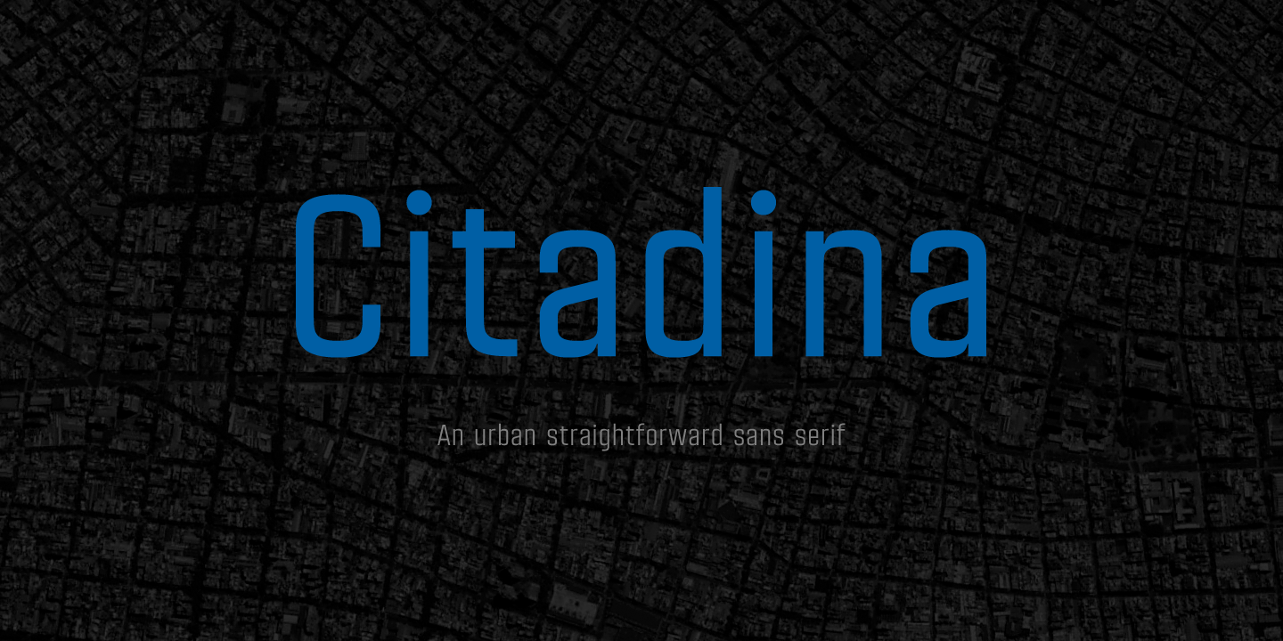 Пример шрифта Citadina #1